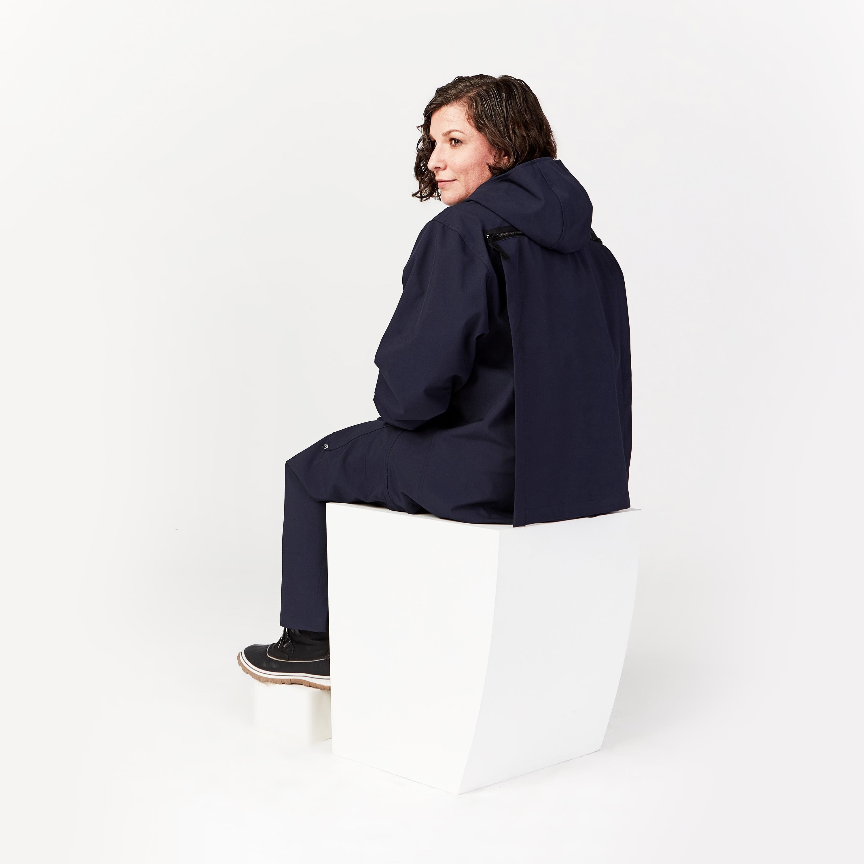Non Gender Seated Rain Coat | IZ Adaptive