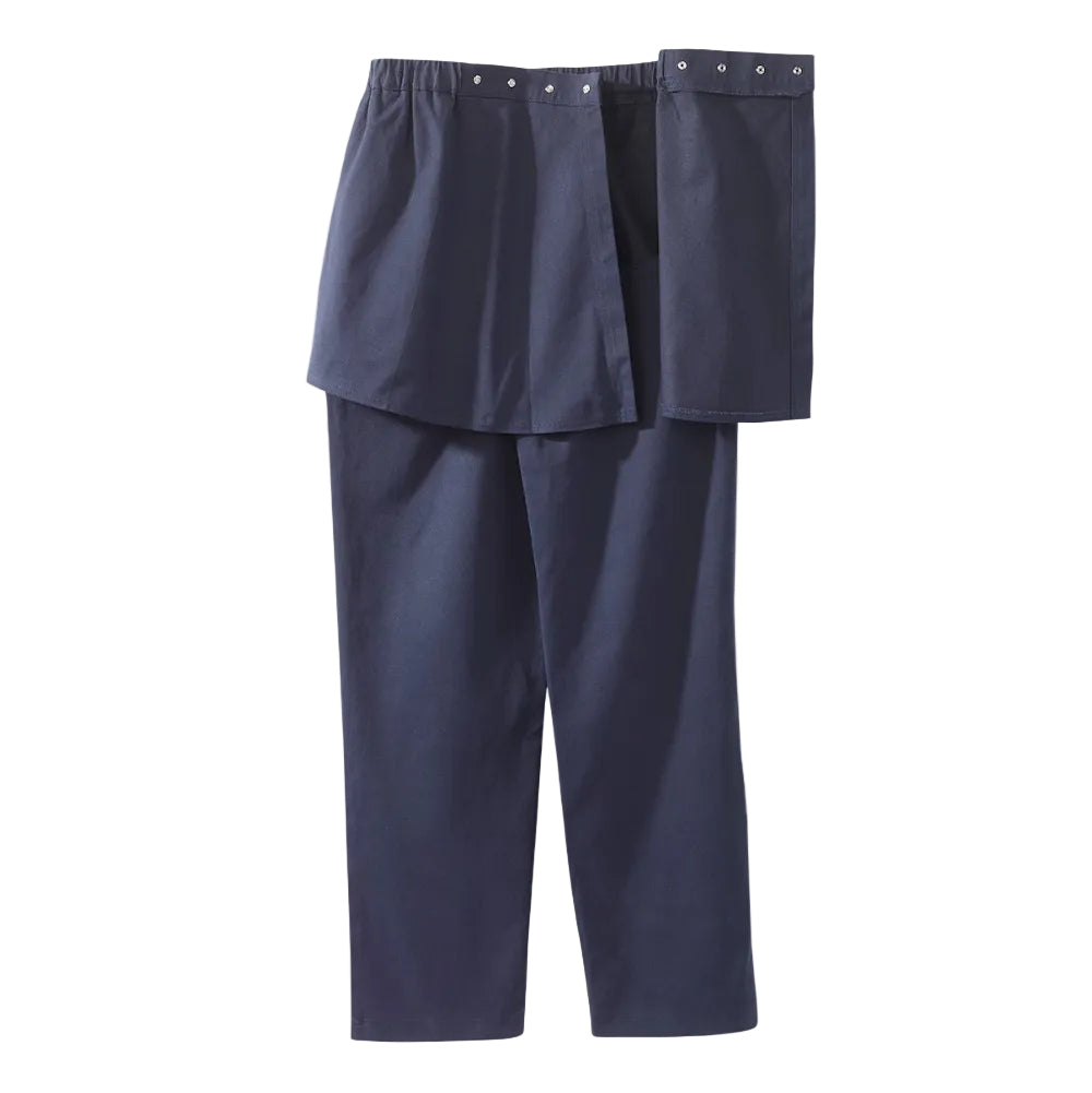 Men's Open Back Pants with Magnetic Fly