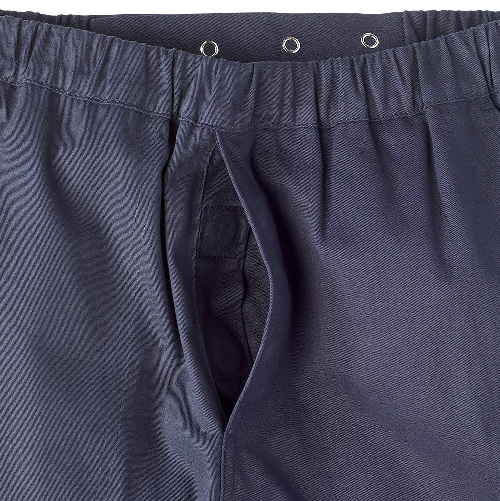 Men's Open Back Pants with Magnetic Fly