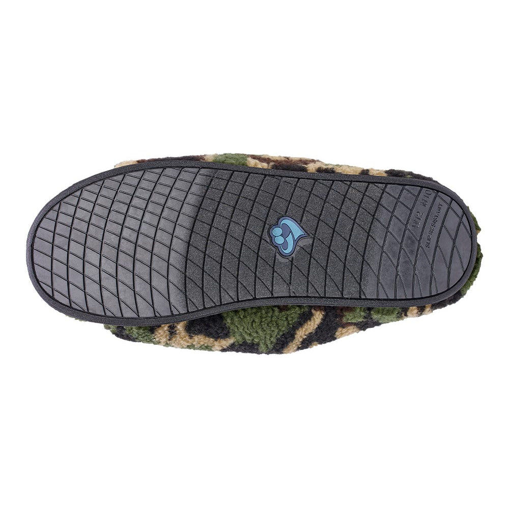 Men’s Adjustable Fit Easy-Closure Slippers - Sherpa Edition