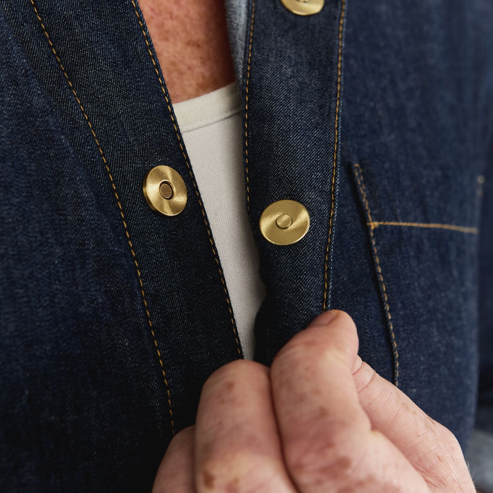 Classic Denim Shirt with Closures