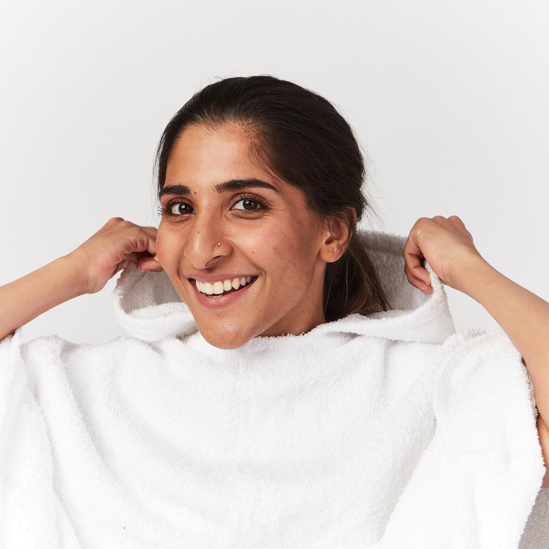 Classic Seated Bath Cape in 100 Premium Cotton