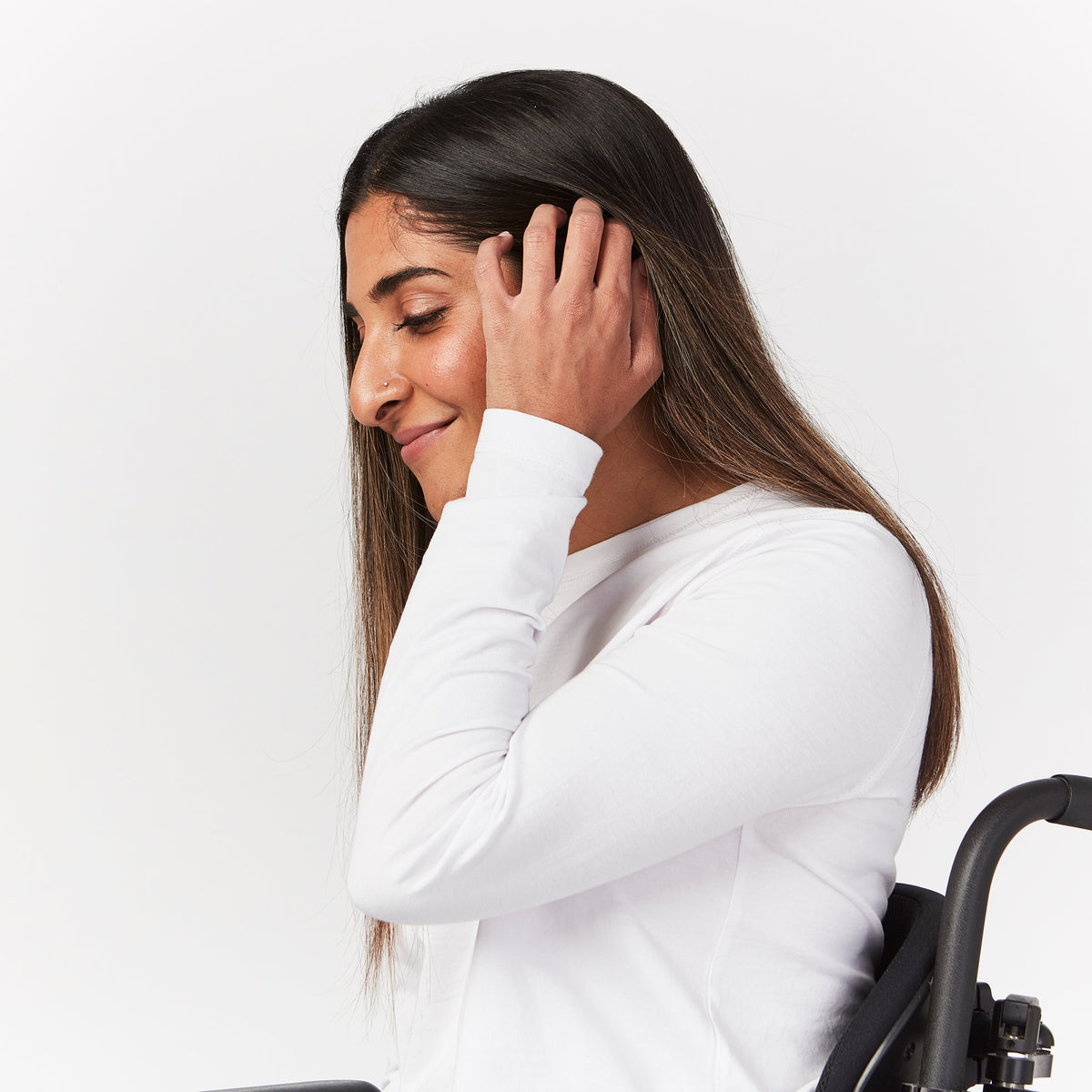 PRE-ORDER Women's Long Sleeve Open Back T-Shirt