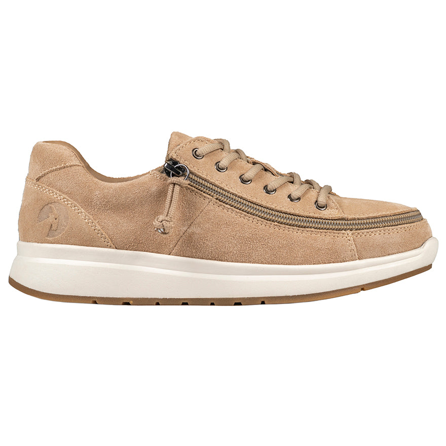 Women's Tan Suede BILLY Comfort Lows