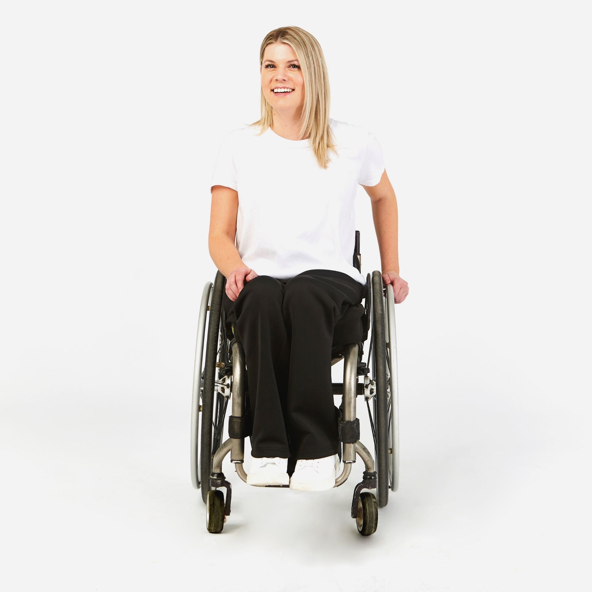 Women's Relaxed Yoga Sweats in a Wheelchair Cut